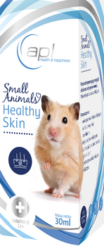 APL suplement diety dla zwierząt egzotycznych na sierść SMALL ANIMALS HEALTHY SKIN 30 ml