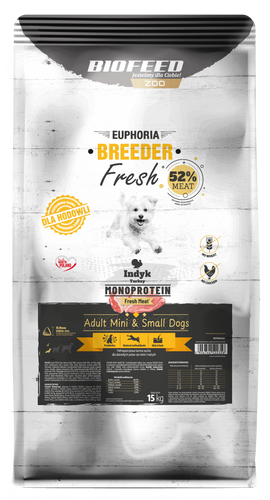 EBR FRESH MEAT ADULT  INDYK MONO XS/S 15KG