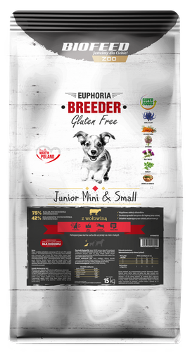 EBR JUNIOR GLUTENFREE M&S WITH BEEF 15KG